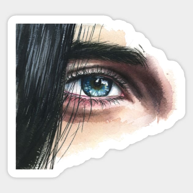 Blue Eye Sticker by Kira Balan